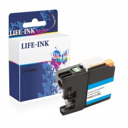 Life-Ink Druckerpatrone ersetzt LC-225C, LC-223C für...