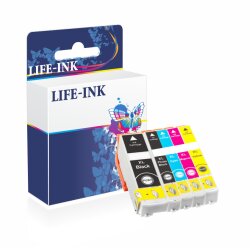 Life-Ink Druckerpatronen 5er Set ersetzt 33XL, 33...