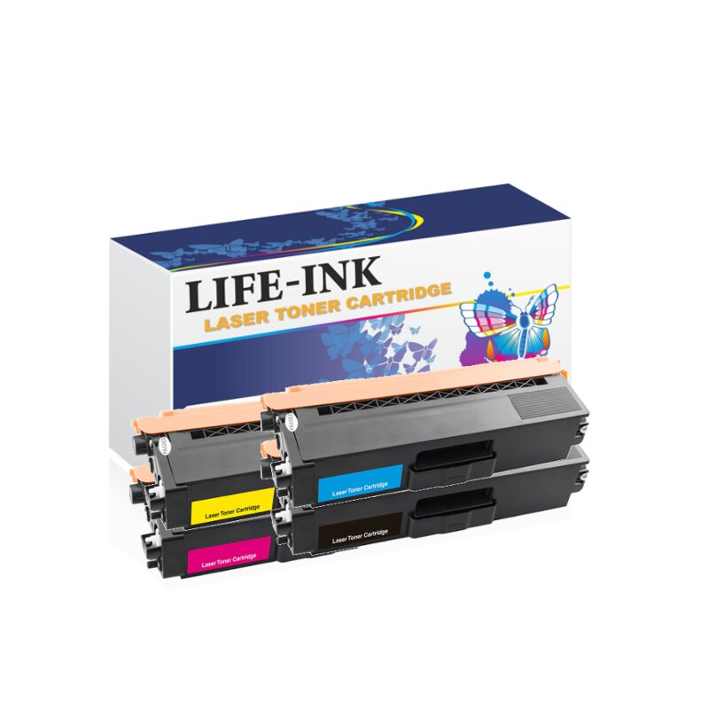 Life-Ink Toner 4er Set ersetzt TN-421, TN-423 für...