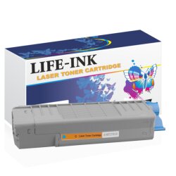 Life-Ink Toner ersetzt OKI 46507507, C612 für Oki Drucker...