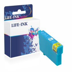 Life-Ink Druckerpatrone ersetzt Epson T3472, 34XL cyan