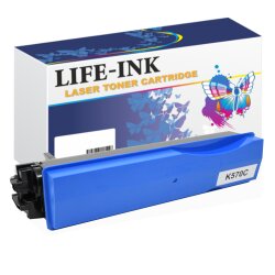 Life-Ink Toner ersetzt Kyocera TK-570C, 1T02HGCEU0 für Kyocera Drucker cyan