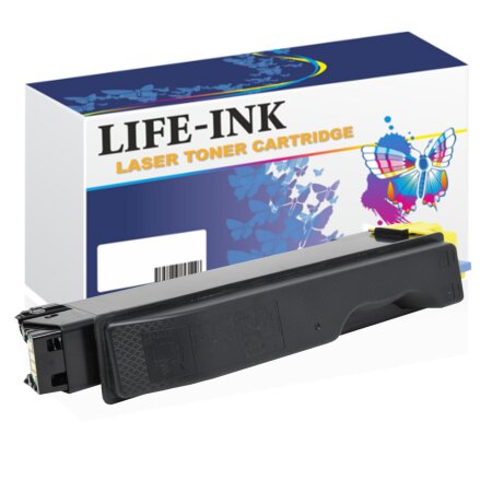Life-Ink Toner ersetzt Kyocera TK-5160Y, 1T02NTANL0 für Kyocera Drucker gelb