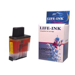 Life-Ink Druckerpatrone ersetzt LC-900Y fr Brother...