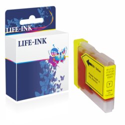 Life-Ink Druckerpatrone ersetzt LC-1000Y, LC-970Y für...
