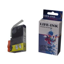 Life-Ink Druckerpatrone ersetzt CLI-521BK f&uuml;r Canon...