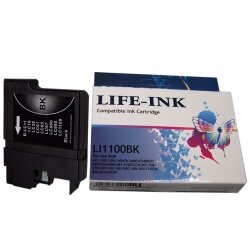 Life-Ink Druckerpatrone ersetzt LC-1100BK, LC-980BK für...