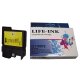 Life-Ink Druckerpatrone ersetzt LC-1100Y, LC-980Y für Brother Drucker yellow