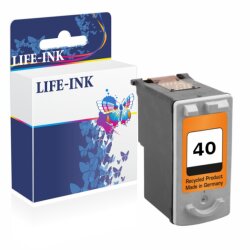 Life-Ink Druckerpatrone ersetzt PG-40 für Canon Drucker...