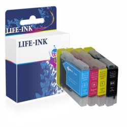 Life-Ink Multipack ersetzt LC-970, LC-1000 für Brother...