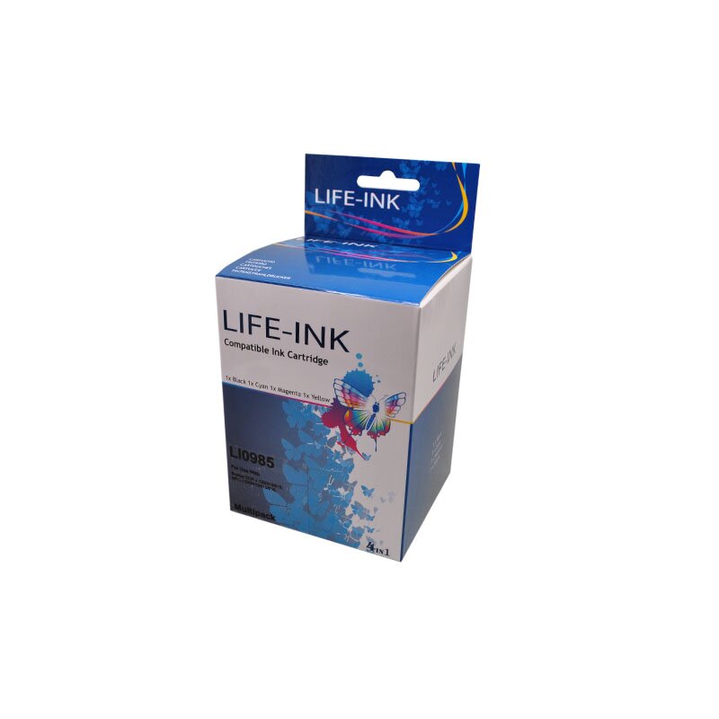 Life-Ink Multipack ersetzt LC-985 fr Brother Drucker 4 XL Druckerpatronen