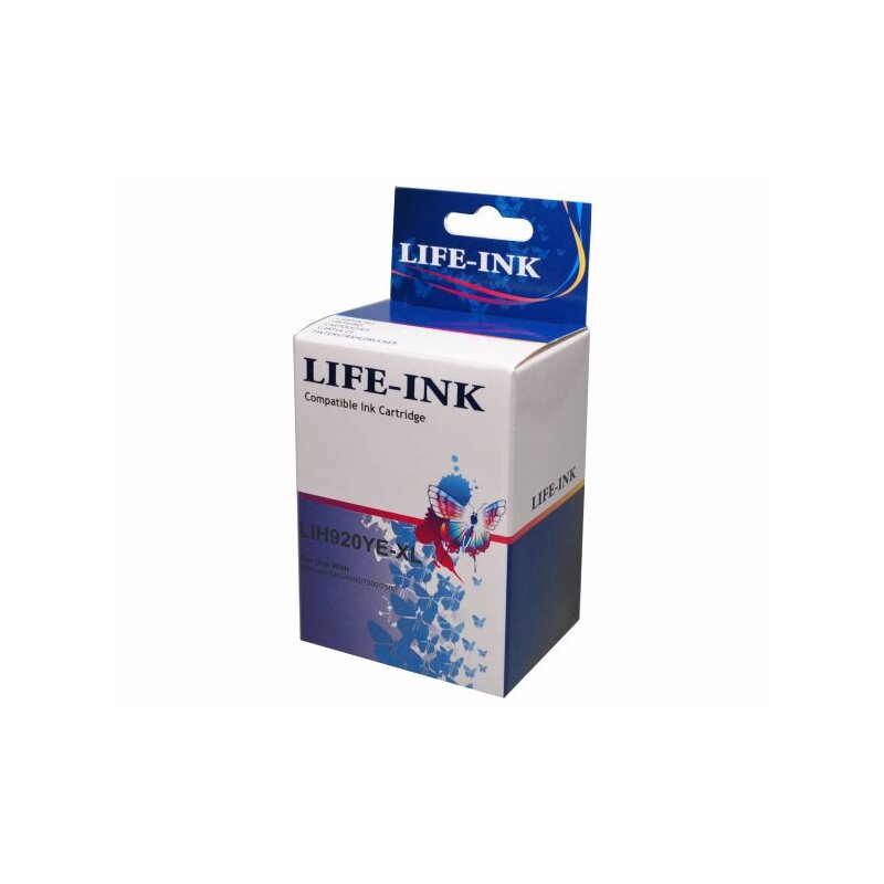 Life-Ink Druckerpatrone ersetzt CD974AE, 920 XL fr HP Drucker yellow