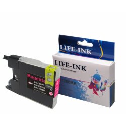 Life-Ink Druckerpatrone ersetzt LC-1280M, LC-1240M,...