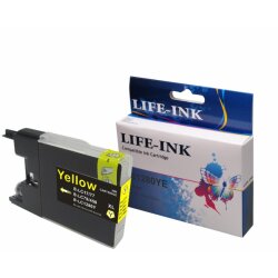 Life-Ink Druckerpatrone ersetzt LC-1280Y, LC-1240Y,...