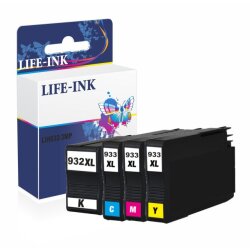 Life-Ink Multipack ersetzt HP932, HP933 XL für HP Drucker