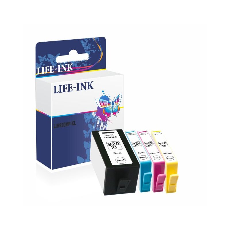 Life-Ink Multipack ersetzt HP920 XL für HP Drucker
