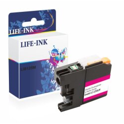 Life-Ink Druckerpatrone ersetzt LC-125M, LC-125XLM...